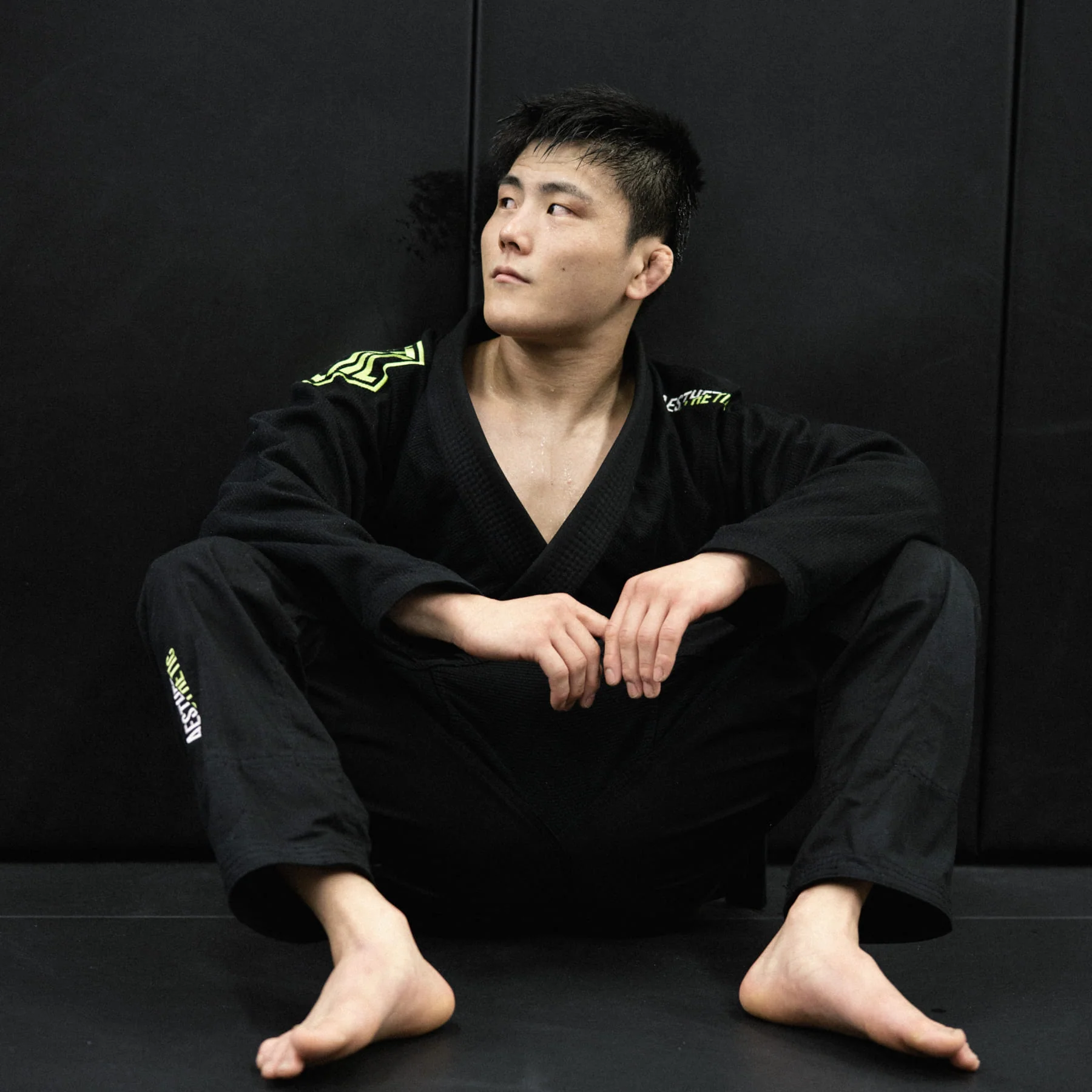 Pure Legacy Kimono (Black/Electric Lime) - Billede 3